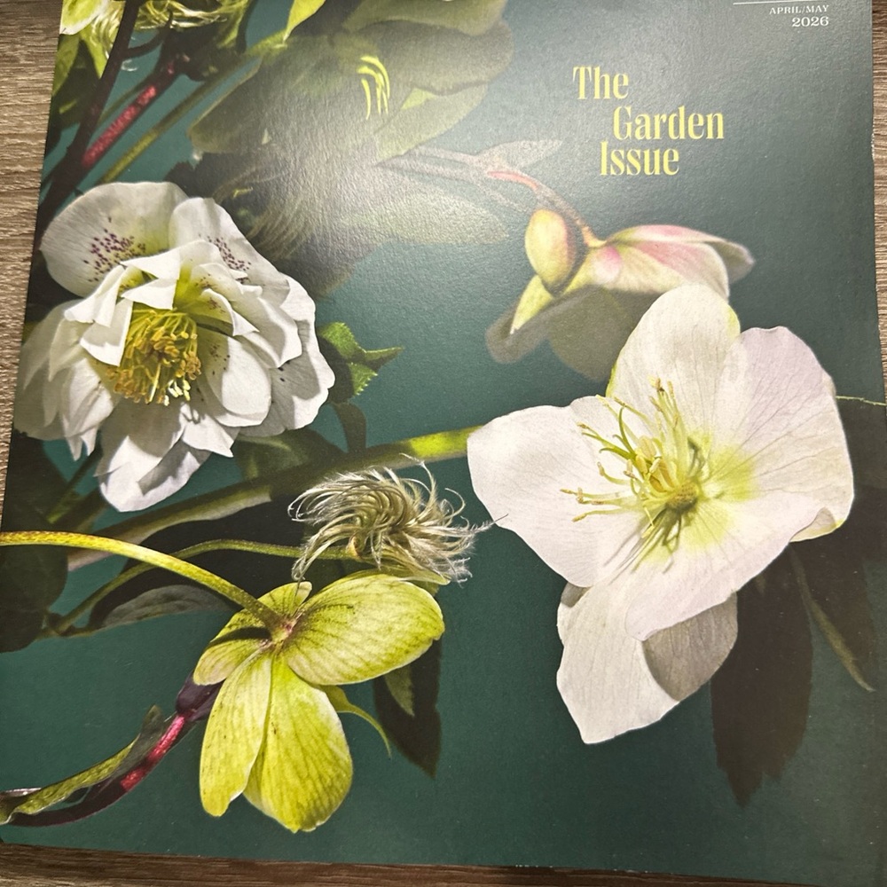 The Garden Issue Coffee Table Book – White & Green Floral Cover